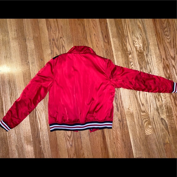 Red Bomber Jacket - Picture 5 of 6